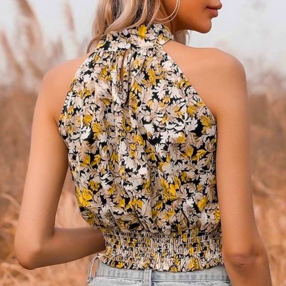 FLORAL halter top Brand new - Picture 3 of 3